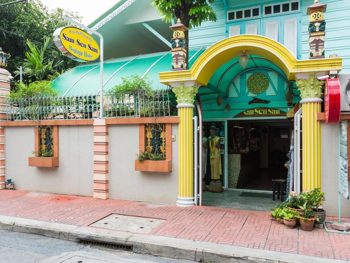Samsen Sam Place Bangkok Exteriör bild